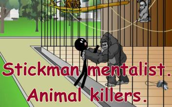 Stickman mentalist. Animals Killer截图1