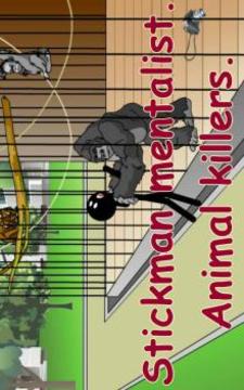 Stickman mentalist. Animals Killer截图