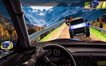 Offroad Dangerous Jeep Uphill Adventure截图1