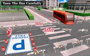 Coach Bus Parking City Driving截图4