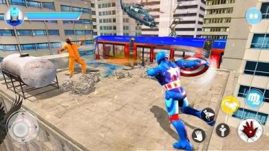 Super Flying Robot Hero: Captain City Rescue 3D截图2