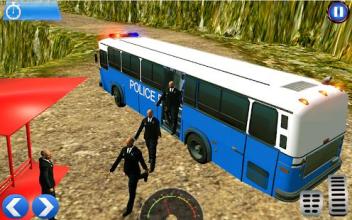 Off road Police Bus Drive Simulator截图1