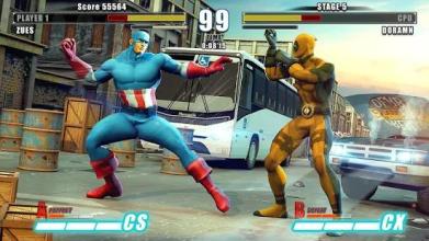 Fighting Superheroes League Wrestling Street截图4