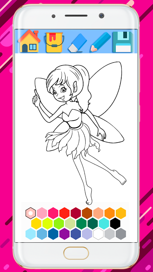 Fairy Coloring Book - Cut Fairy Coloring Book 2018截图4