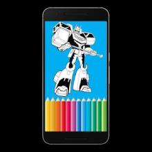 Free Robots Coloring Book截图1