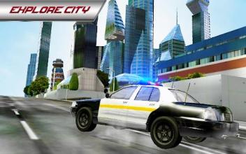 Police Car 3D : City Crime Chase Driving Simulator截图4