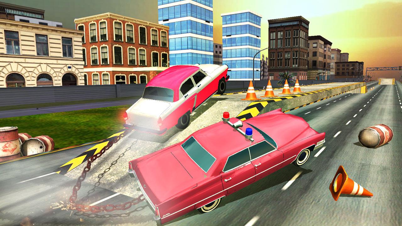 Chained Car Racing Games 2017- Vintage截图1