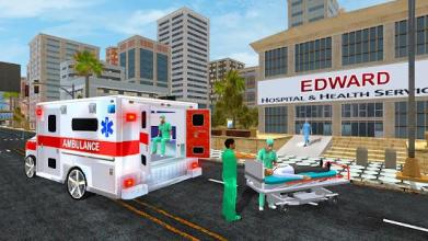 City Ambulance Rescue Simulator Games截图3