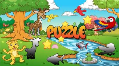 Puzzle Animals Body Number- Educational Games截图1