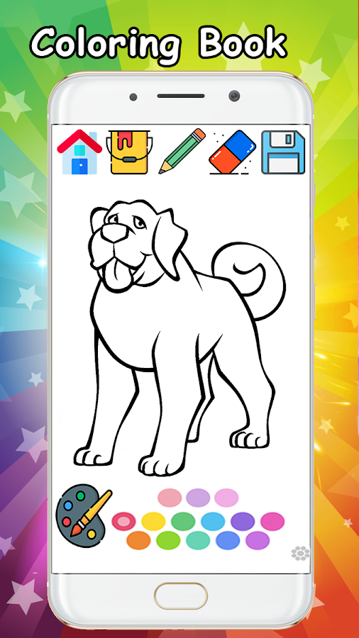 Dogs Coloring Book - Coloring Dogs Pages截图3