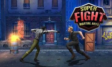 Martial Arts Super Fight: Free Kickboxing Games截图1