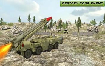 Missile launcher US army truck 3D simulator 2018截图3