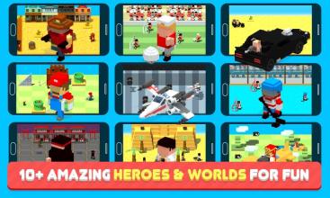 Angry Gun: fun shooting voxel game for free截图4