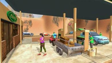 Quad Bike Cargo Delivery Simulator: ATV Bike Racer截图4