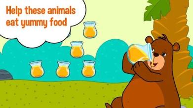 Eating Games For Kids - Feed The Hungry Animals截图1