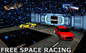 Impossible Car Space Track Race截图4