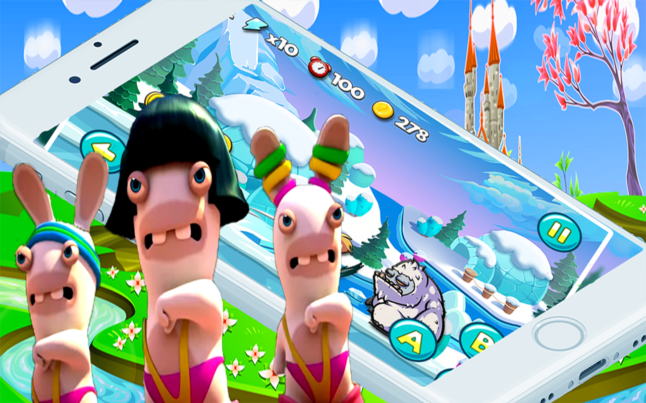 Rabbids Run invasion Rabbit截图1