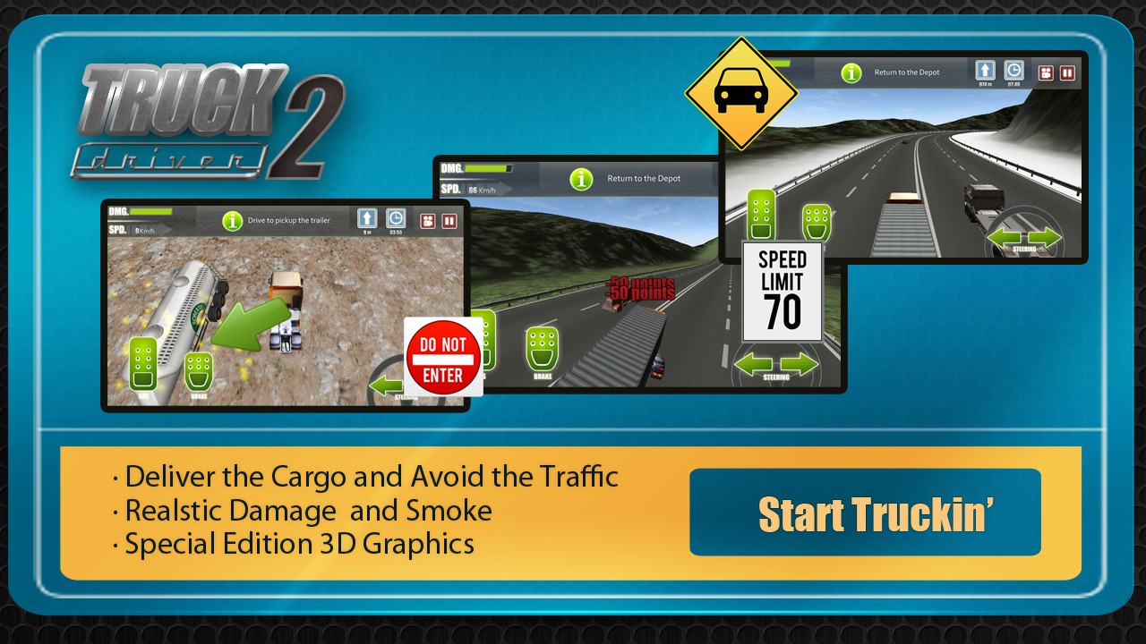 Truck Driver Highway Race 3D截图3