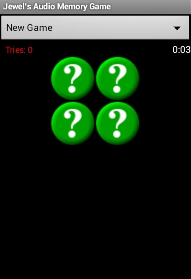 Jewel's Audio Memory Game截图2