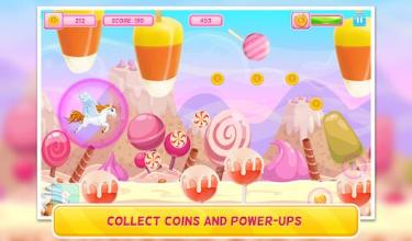 Pony in Candy World : Adventure Arcade Game : Free截图2