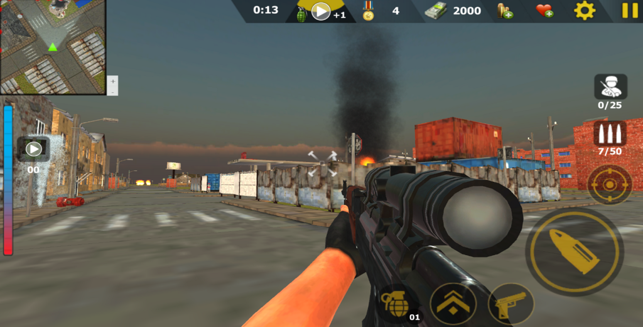 Commando Sniper Attack : Modern Gun Shooting War截图2