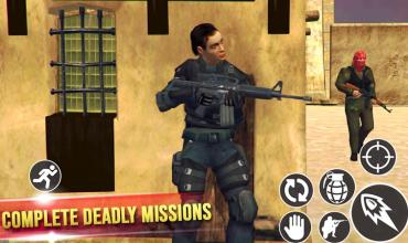 Mission Counter Terrorist : Gorilla commando game截图1