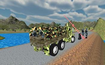 Real Drive Army Check Post Truck Transporter截图3