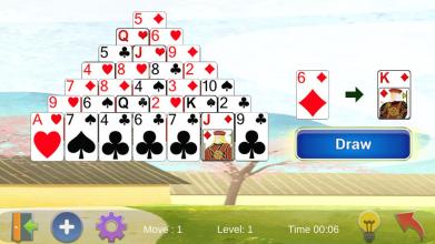 Pyramid Solitaire Card Games Free截图1