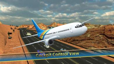 Highway Airplane Landing FlyWings Free截图4