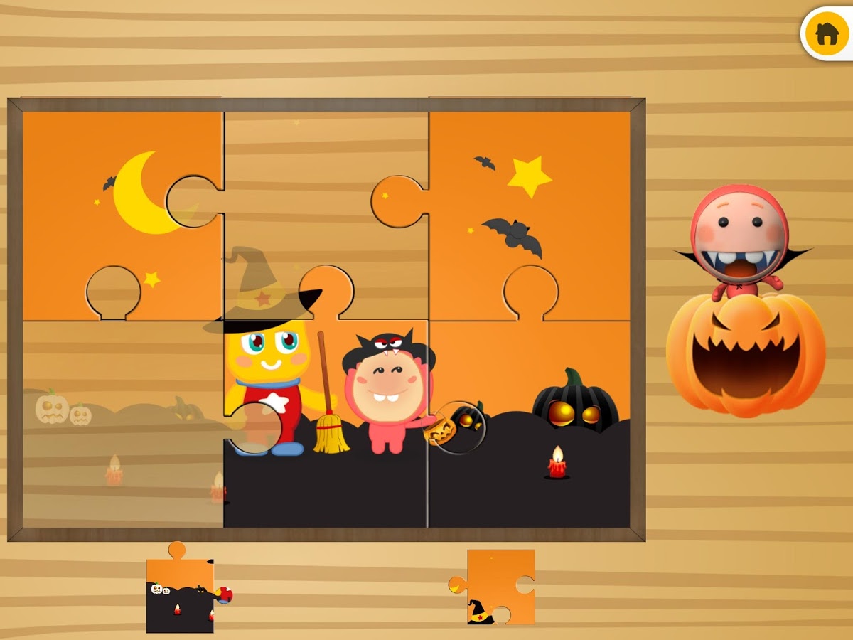 Halloween Jigsaw Puzzles FREE截图1