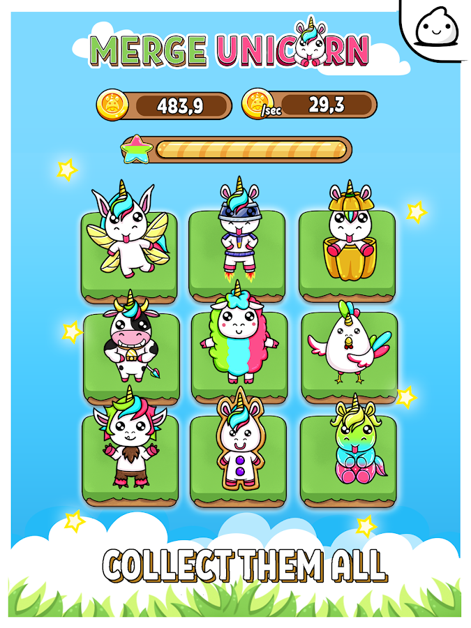 Merge Unicorn - Cute Idle & Clicker Game截图1
