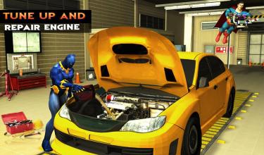 Super Hero Car Mechanic Simulator: Engine Overhaul截图5