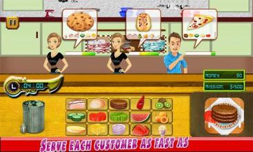 Burger Shop Food Court Game截图5