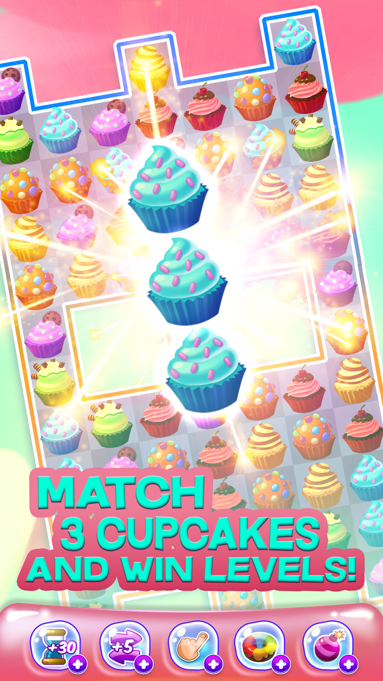 CupCake Jam Match 3截图3