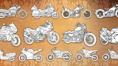 Motorcycles Coloring Pages截图5