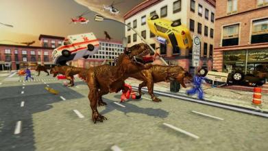 Dino City Rampage Hunting 3D World Simulation 2018截图5