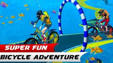 BMX Bicycle Race - Underwater Hot Wheels Stunts截图3