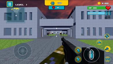 Haunted Block Mansion FPS Mod截图4