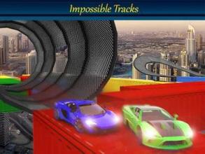 Real Extreme Impossible Track 3d Car Stunt Racing截图3