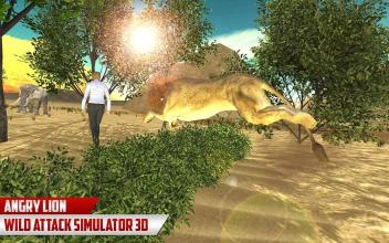 Angry Lion Village Attack - Wild Lion Simulator 3D截图4