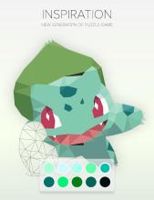 Pokemon Poly Art - Free Coloring截图2