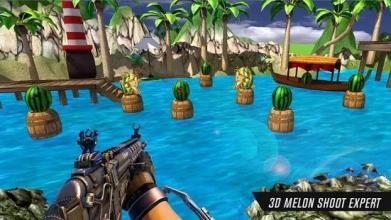 Watermelon Shooting - Free Fruit Shooting Games 3D截图5