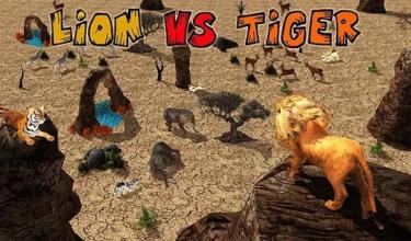 Ultimate Lion Vs Tiger Wild Adventure Game截图5
