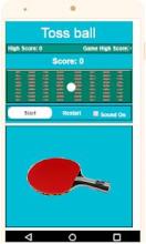 Toss Ball on Tennis Bat截图2