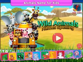 Animal Pics Name Spelling for Kids截图5