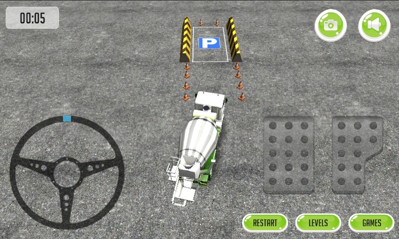 Construction Truck Parking 3D截图3