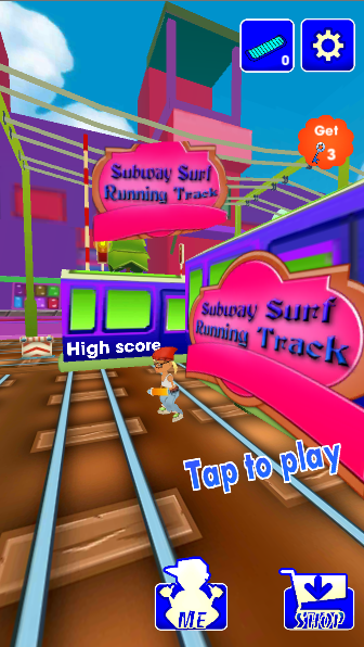 Subway Surf Running Track截图2