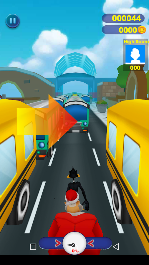 Lonney tunes dash : daffy subway escape 3D截图1