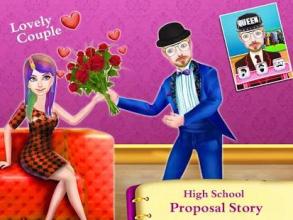 Secret High School Crush - My Love Kiss Story Game截图5