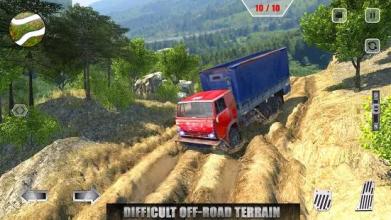 Offroad Trucker Hill Drive: Muddy Driving Sim 2018截图5